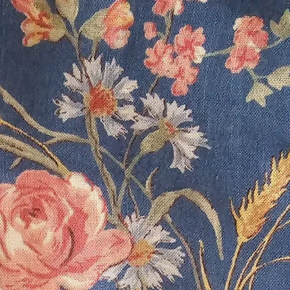 Ralph Lauren Vintage 100% Linen Floral Shorts | EUC | 8P | Blue, Multicolor - Picture 11 of 12